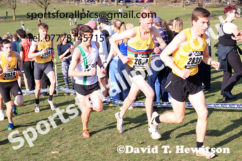 Senior mens 2025 UK CAU Inter Counties Cross Country Champs., Wollaton Park, Nottingham. Photo: David T. Hewitson/Sports for All Pics